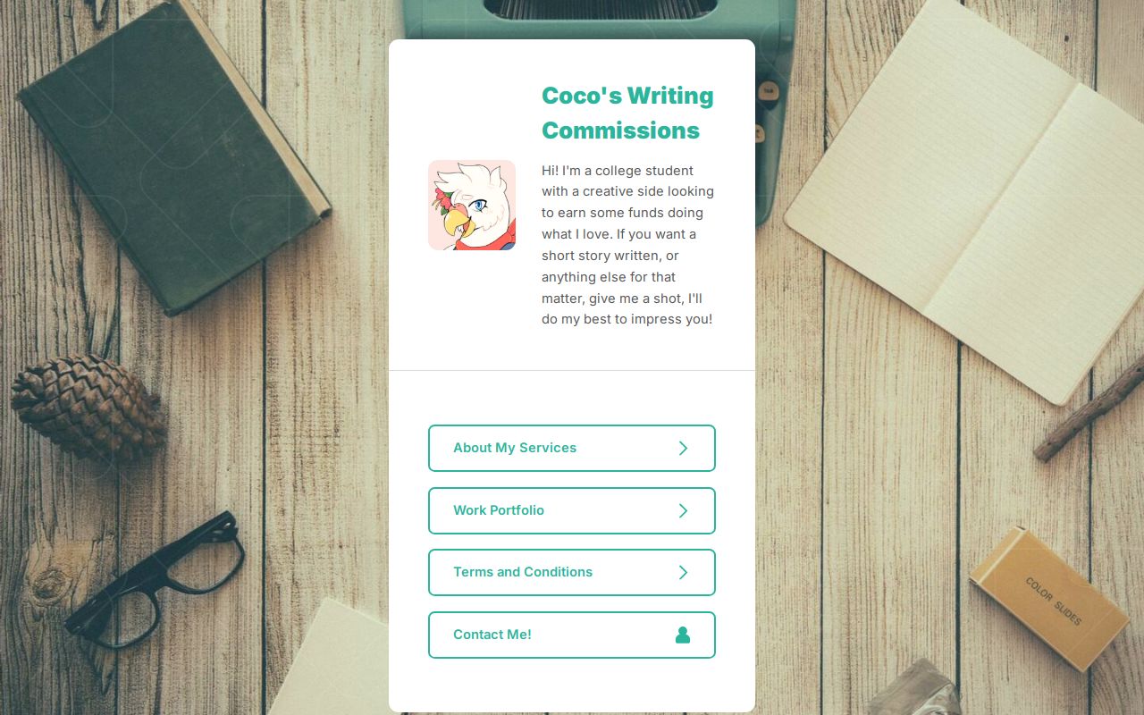 Coco's Writing Commissions
